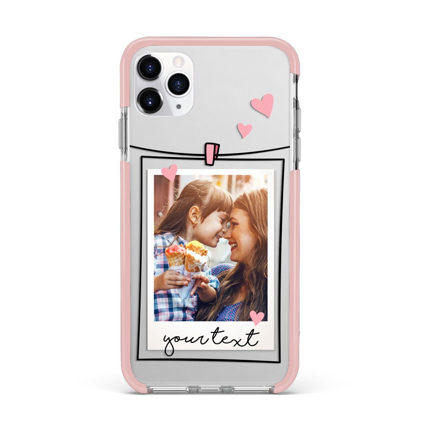 Mother s Day Photo iPhone 11 Pro Max Impact Pink Edge Case