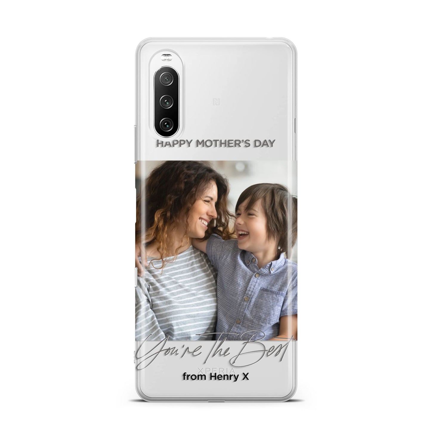 Mothers Day Photo with Name Sony Xperia 10 III Case