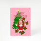 Mrs Santa Photo Face A5 Greetings Card