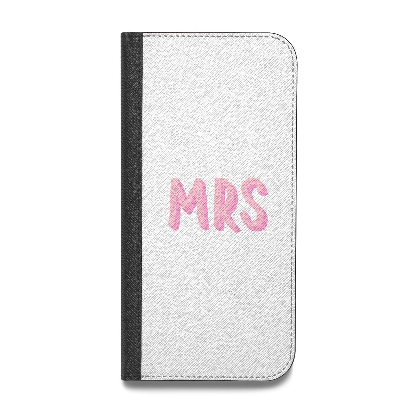 Mrs Vegan Leather Flip iPhone Case