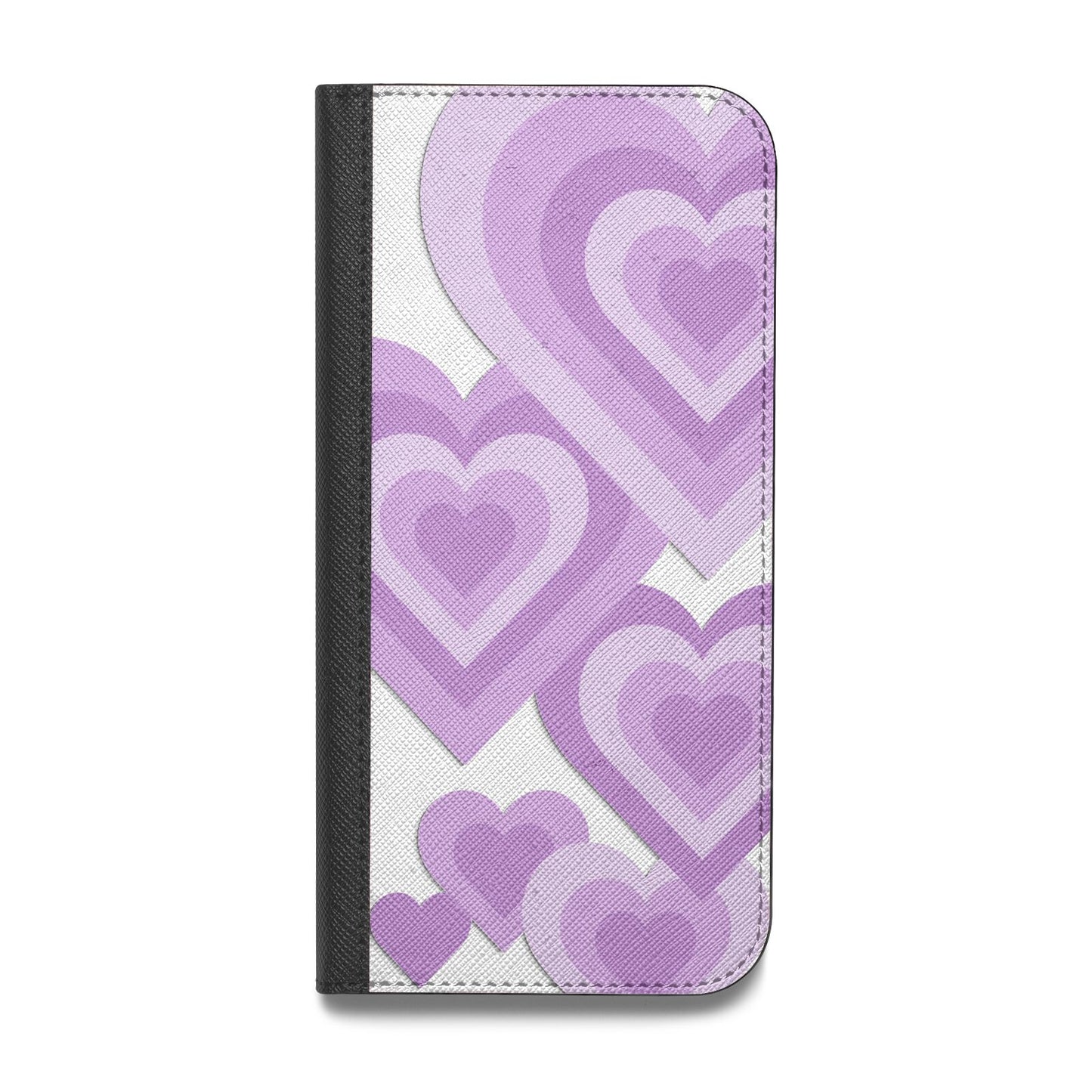 Multi Heart Vegan Leather Flip Samsung Case