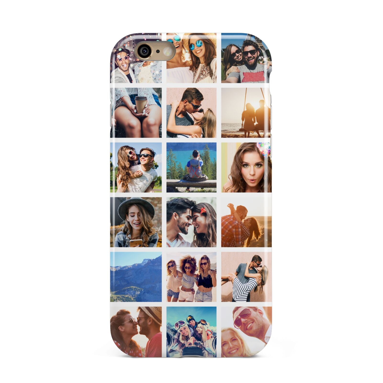 Multi Photo Collage Apple iPhone 6 3D Tough Case