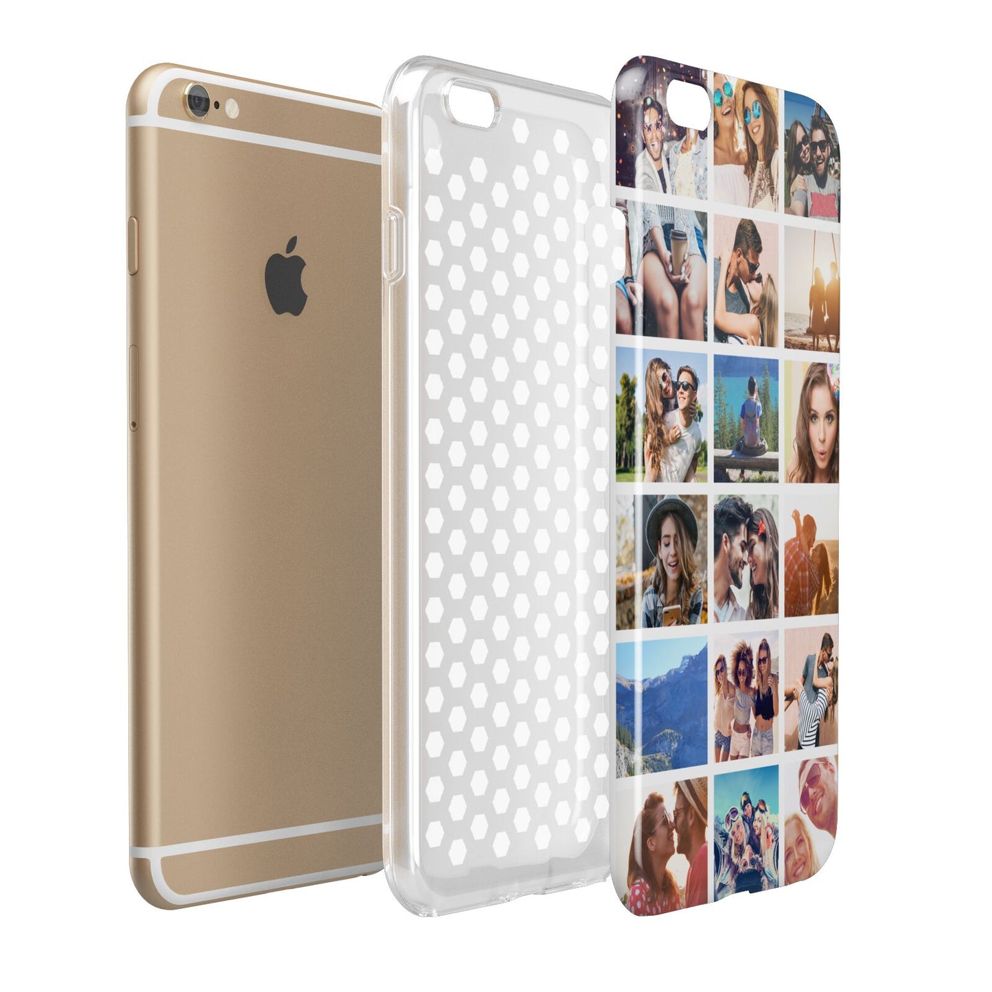 Multi Photo Collage Apple iPhone 6 Plus 3D Tough Case Expand Detail Image