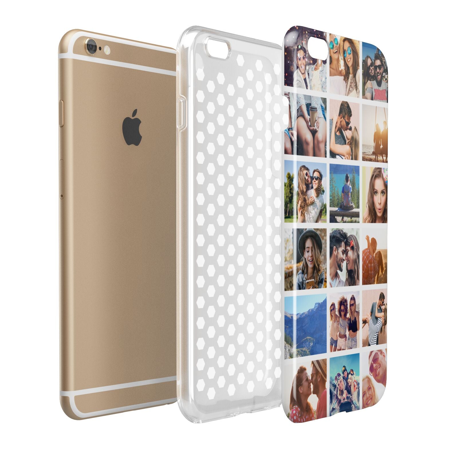 Multi Photo Collage Apple iPhone 6 Plus 3D Tough Case