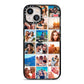 Multi Photo Collage iPhone 13 Black Impact Case on Silver phone