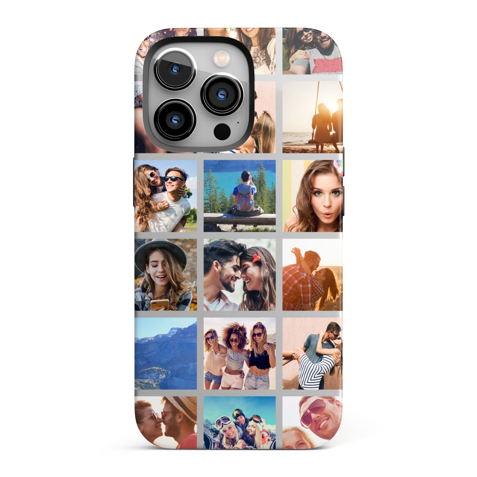 Multi Photo Collage iPhone 13 Pro Full Wrap 3D Tough Case