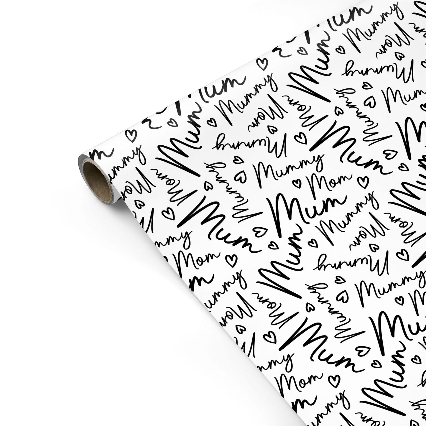 Mum text Personalised Gift Wrap