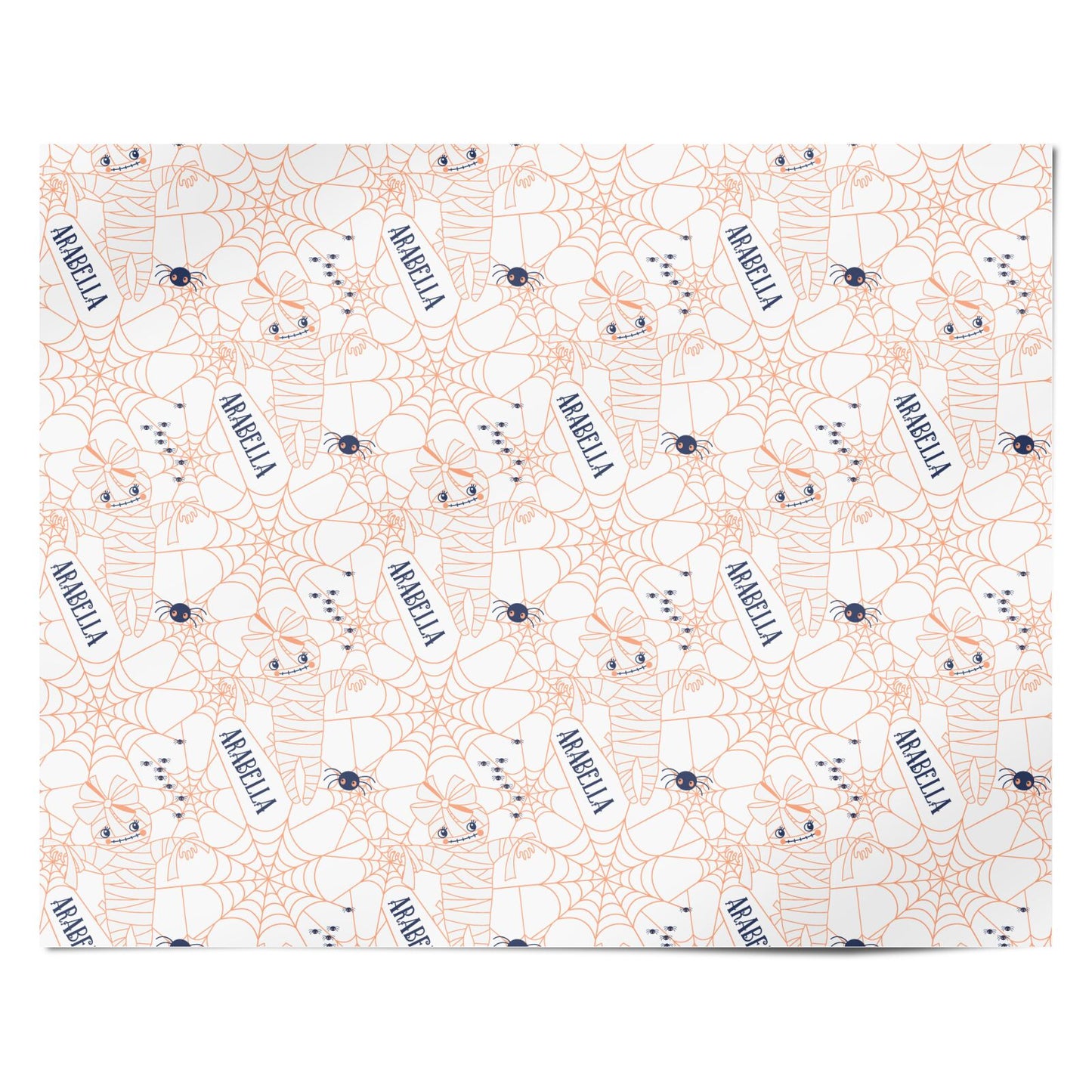 Mummy Halloween Personalised Wrapping Paper Alternative