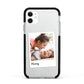 Mummy Photo Apple iPhone 11 in White with Black Impact Case