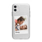 Mummy Photo Apple iPhone 11 in White with Bumper Case