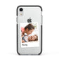 Mummy Photo Apple iPhone XR Impact Case Black Edge on Silver Phone