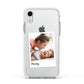 Mummy Photo Apple iPhone XR Impact Case White Edge on Silver Phone