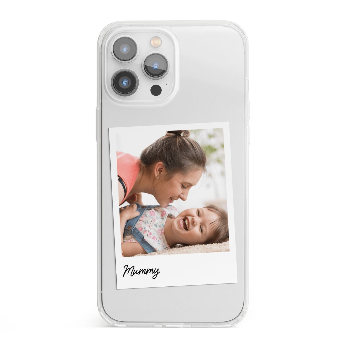 Mummy Photo iPhone 13 Pro Max Clear Bumper Case
