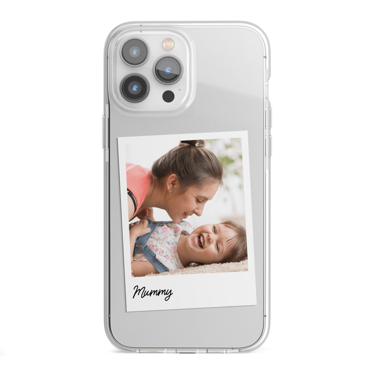 Mummy Photo iPhone 13 Pro Max TPU Impact Case with White Edges