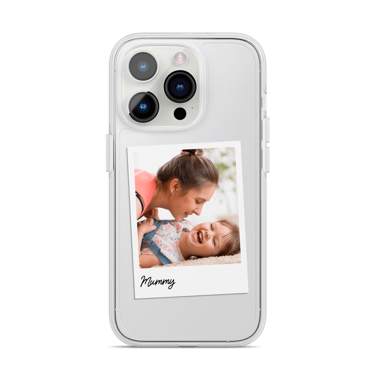 Mummy Photo iPhone 14 Pro Clear Tough Case Silver