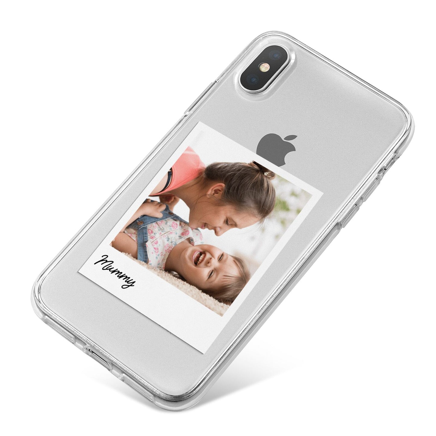 Mummy Photo iPhone X Bumper Case on Silver iPhone