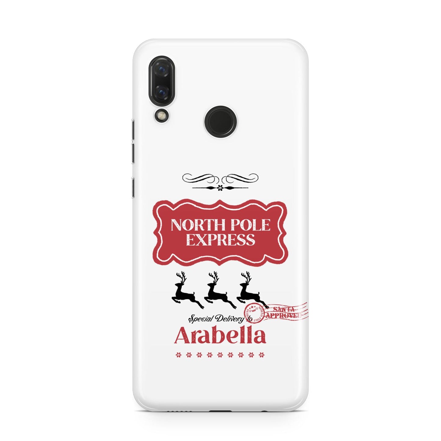 North Pole Express Personalised Huawei Nova 3 Phone Case