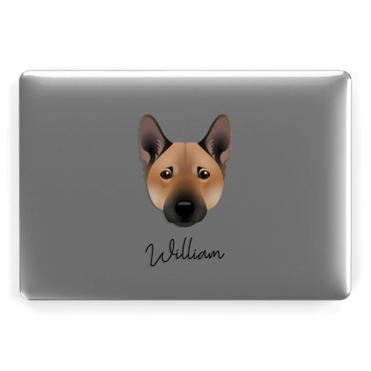 Norwegian Buhund Personalised Apple MacBook Case