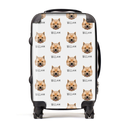 Norwich Terrier Icon with Name Suitcase