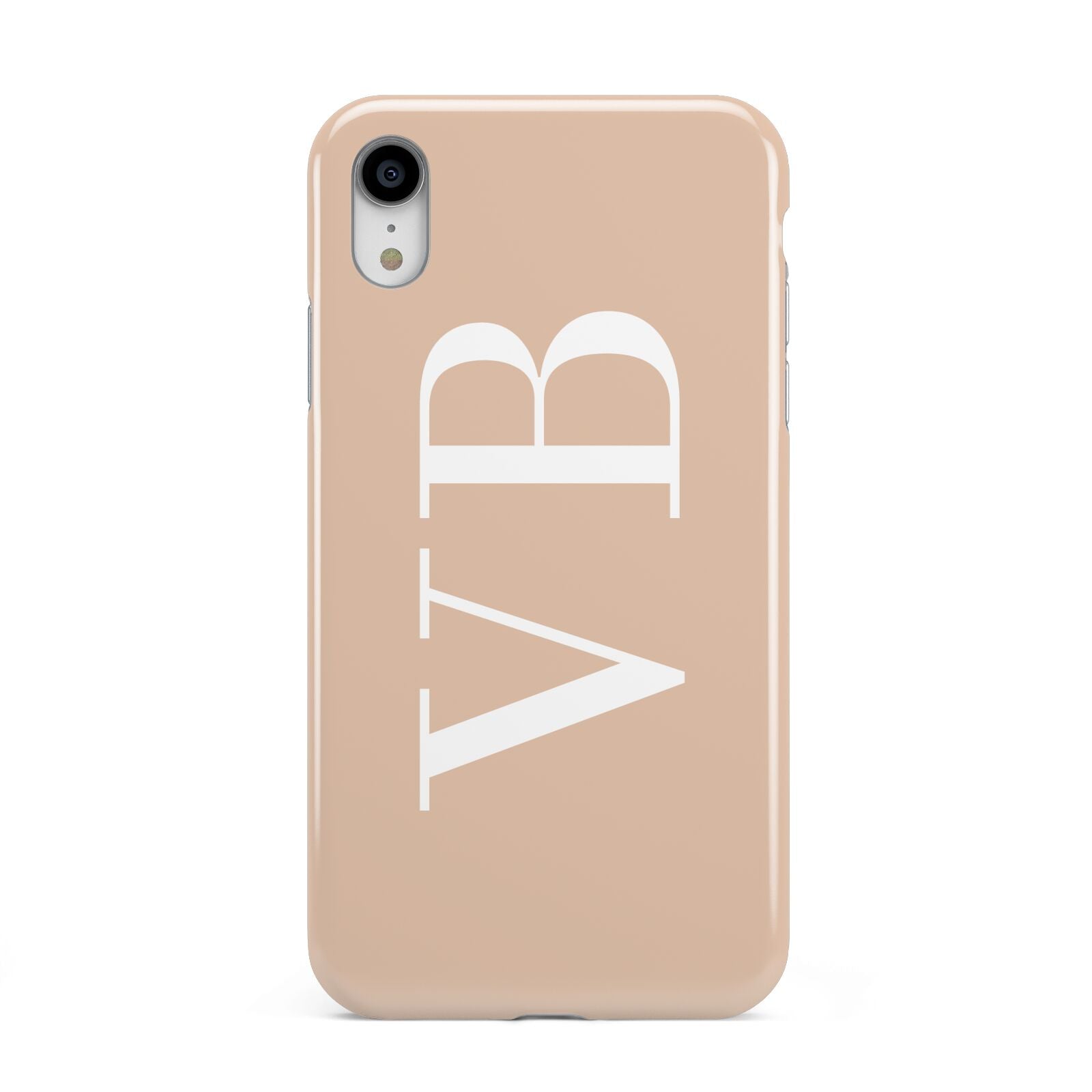 Nude And White Personalised Apple iPhone XR White 3D Tough Case
