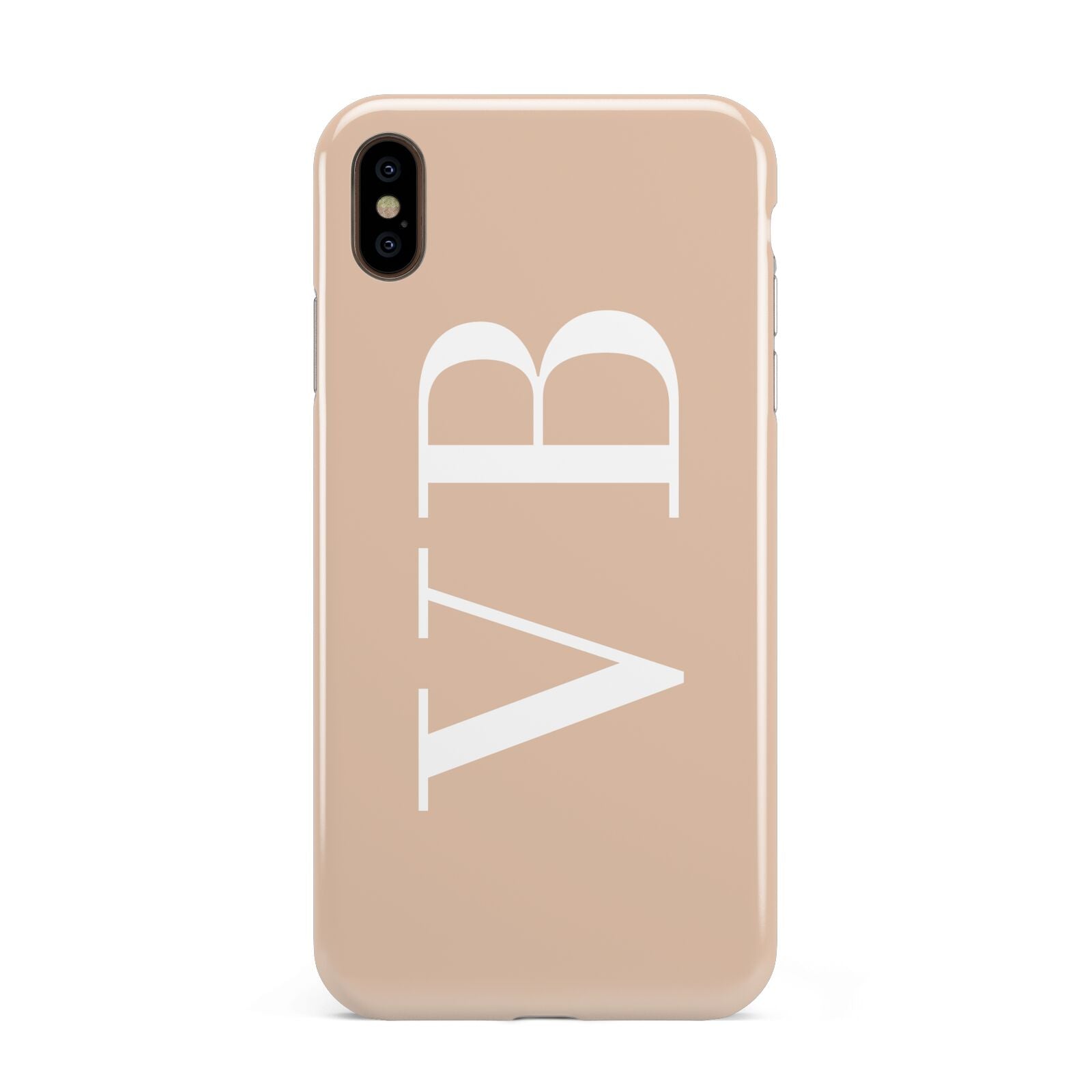 Nude And White Personalised Apple iPhone Xs Max 3D Tough Case