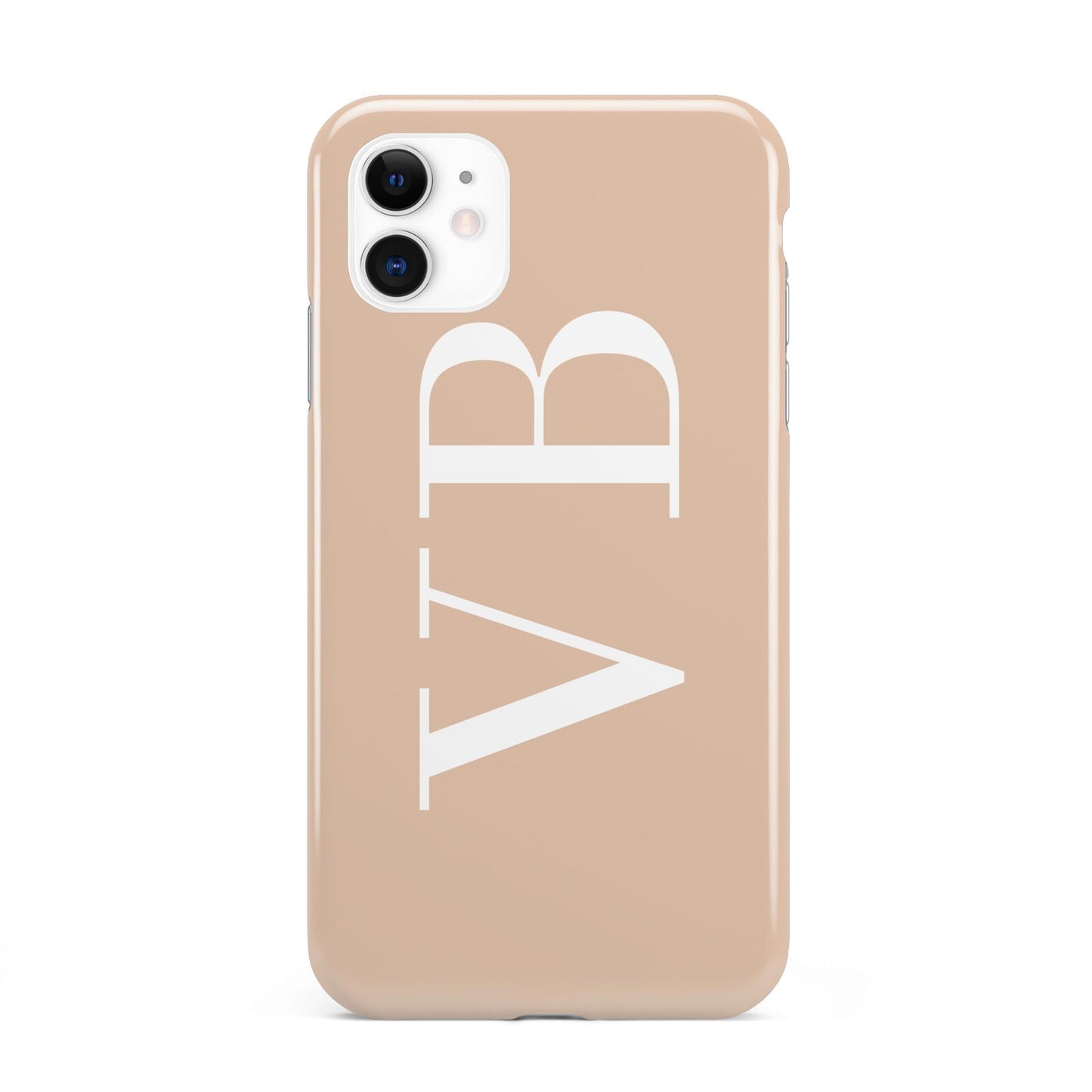 Nude And White Personalised iPhone 11 3D Tough Case