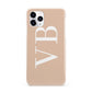 Nude And White Personalised iPhone 11 Pro 3D Snap Case