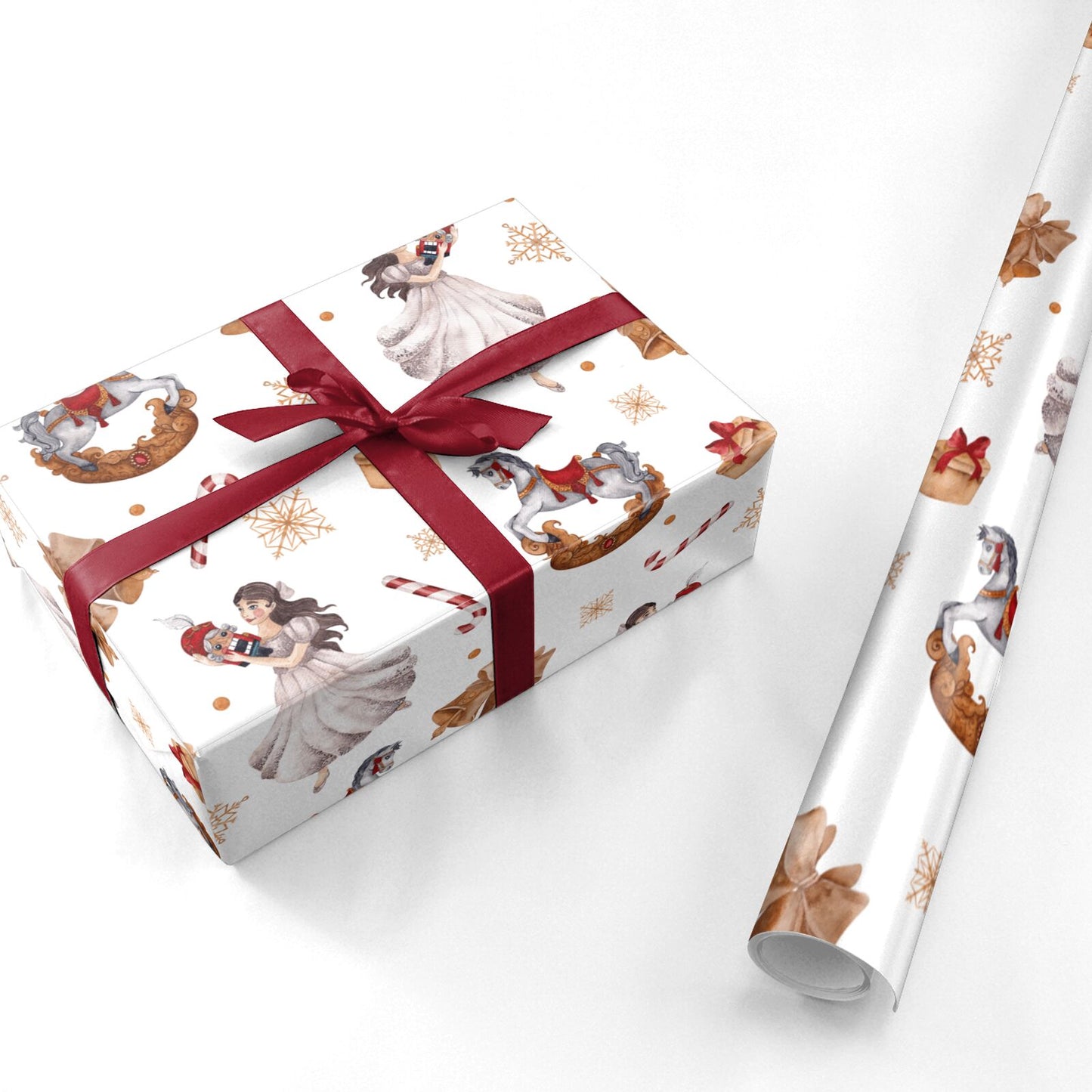 Nutcracker Clara Personalised Wrapping Paper