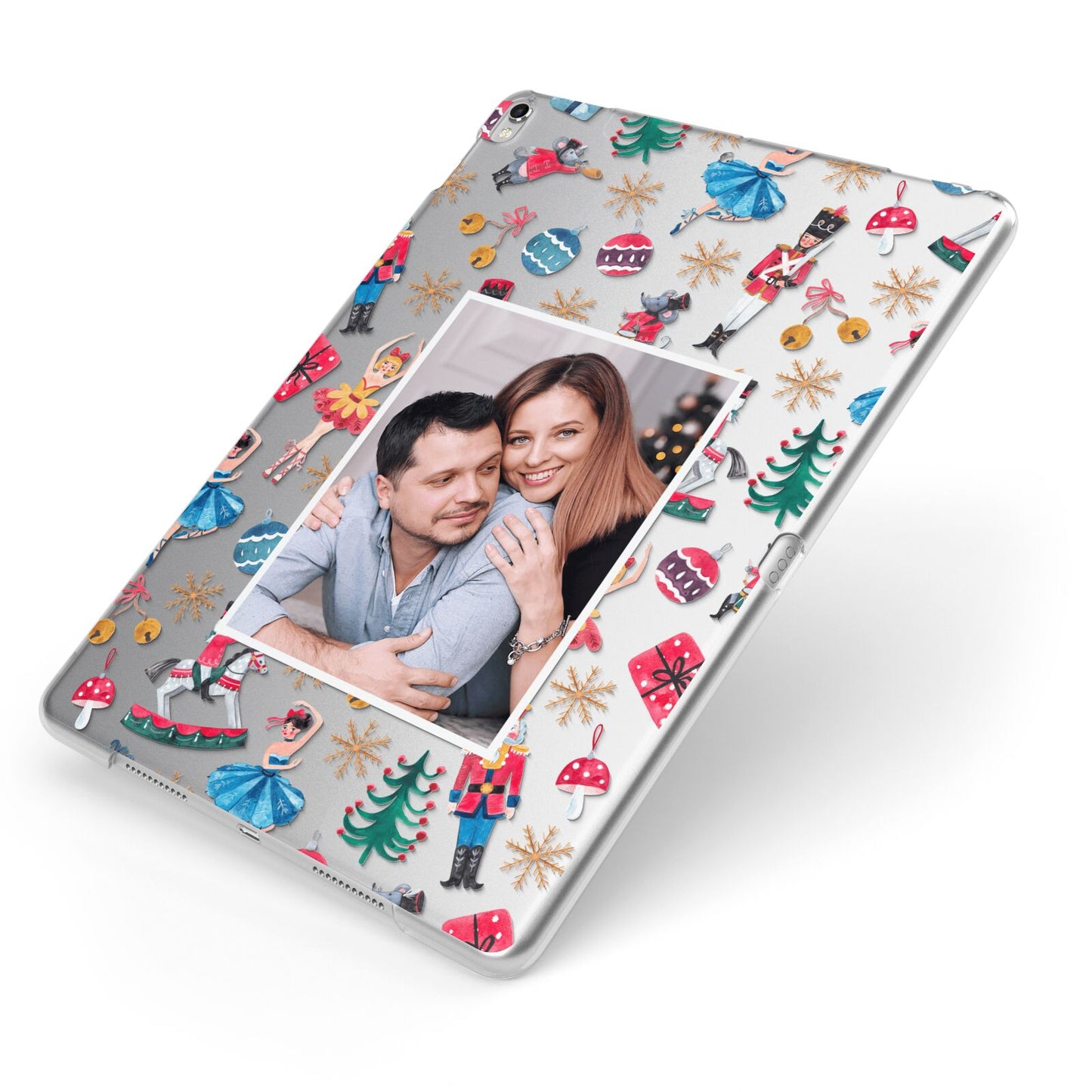 Nutcracker Personalised Photo Apple iPad Case on Silver iPad Side View