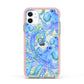 Octopus Apple iPhone 11 in White with Pink Impact Case