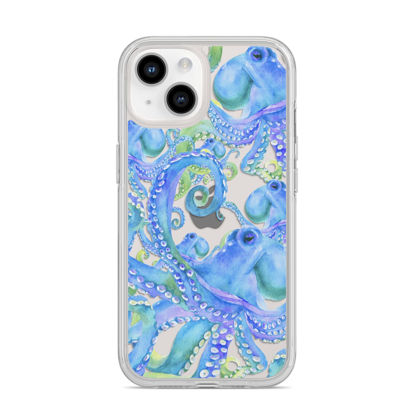 Octopus iPhone 14 Clear Tough Case Starlight