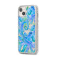 Octopus iPhone 14 Plus Glitter Tough Case Starlight Angled Image