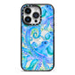 Octopus iPhone 14 Pro Black Impact Case on Silver phone