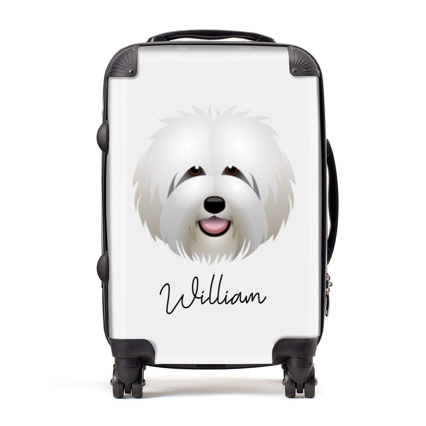 Old English Sheepdog Personalised Suitcase
