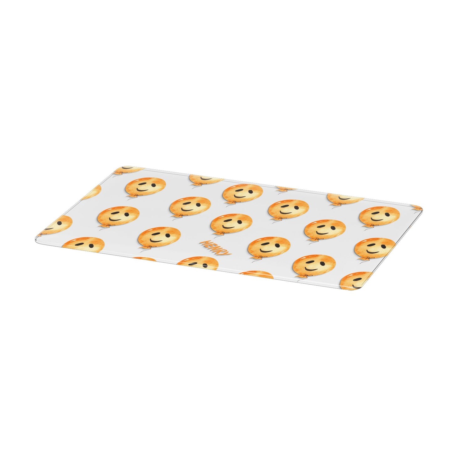 Orange Halloween Balloon Face Apple MacBook Case Only