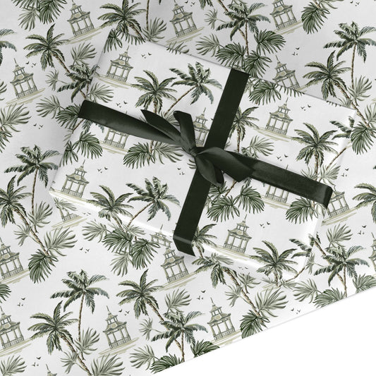 Palm Tree Pattern Custom Wrapping Paper