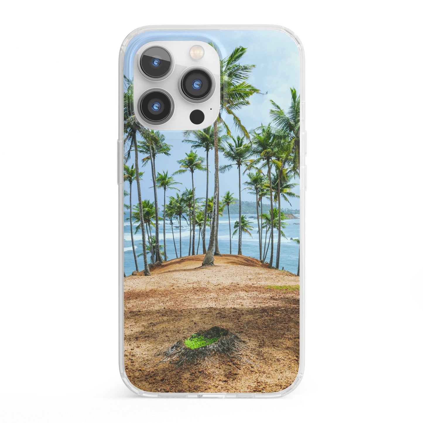 Palm Trees iPhone 13 Pro Clear Bumper Case