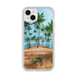 Palm Trees iPhone 14 Plus Clear Tough Case Starlight