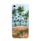 Palm Trees iPhone 7 Bumper Case on Silver iPhone