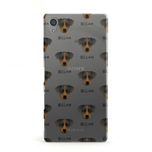 Patterdale Terrier Icon with Name Sony Xperia Case