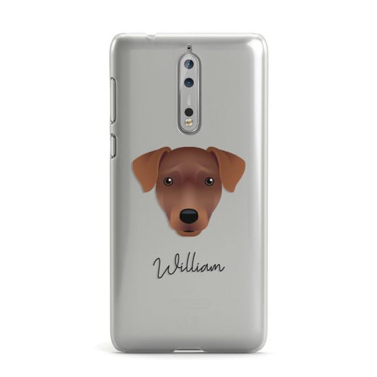 Patterdale Terrier Personalised Nokia Case