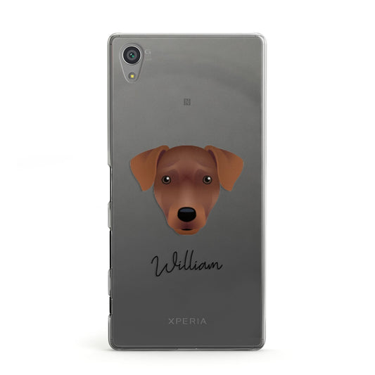 Patterdale Terrier Personalised Sony Xperia Case
