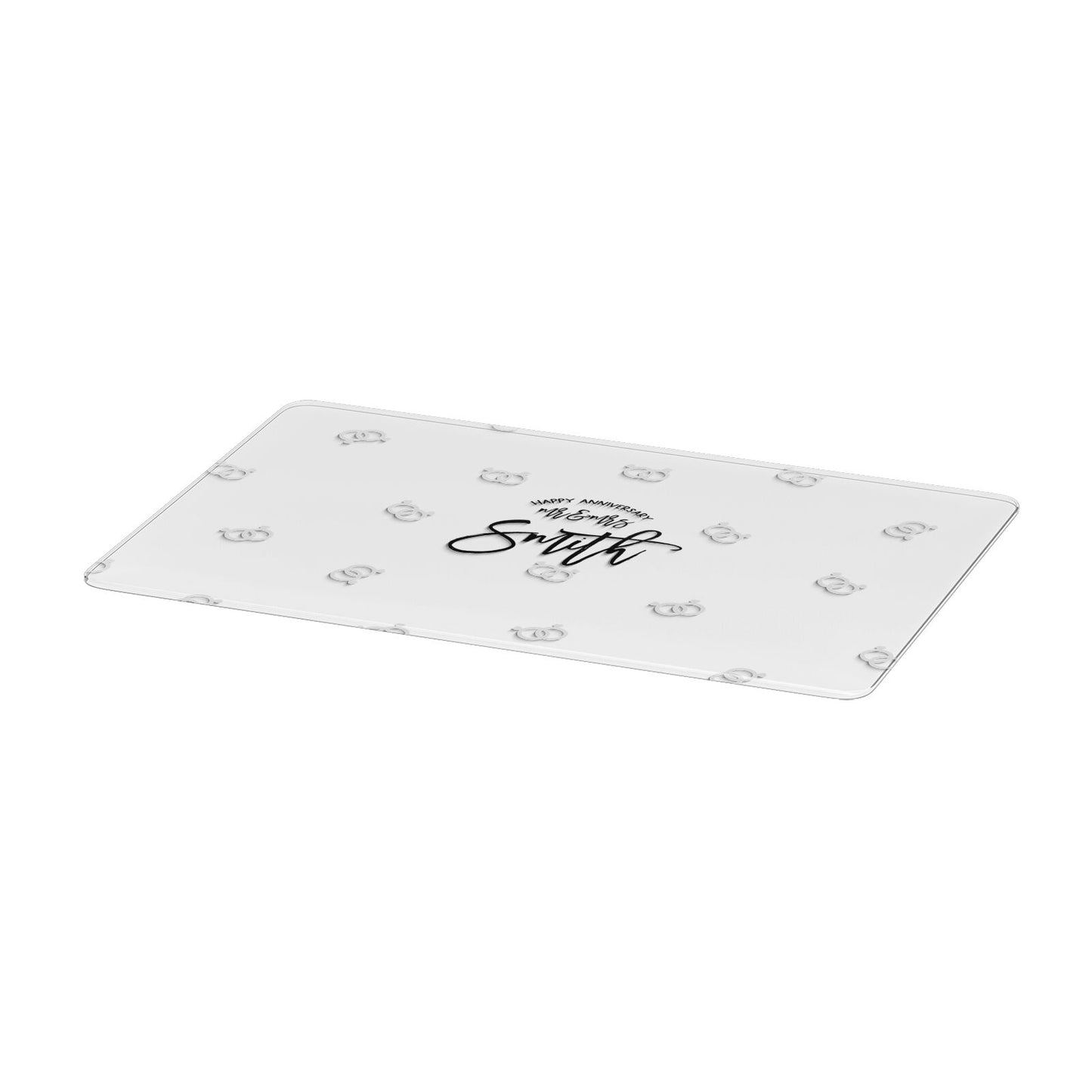 Personalised Anniversary Monochrome Apple MacBook Case Only