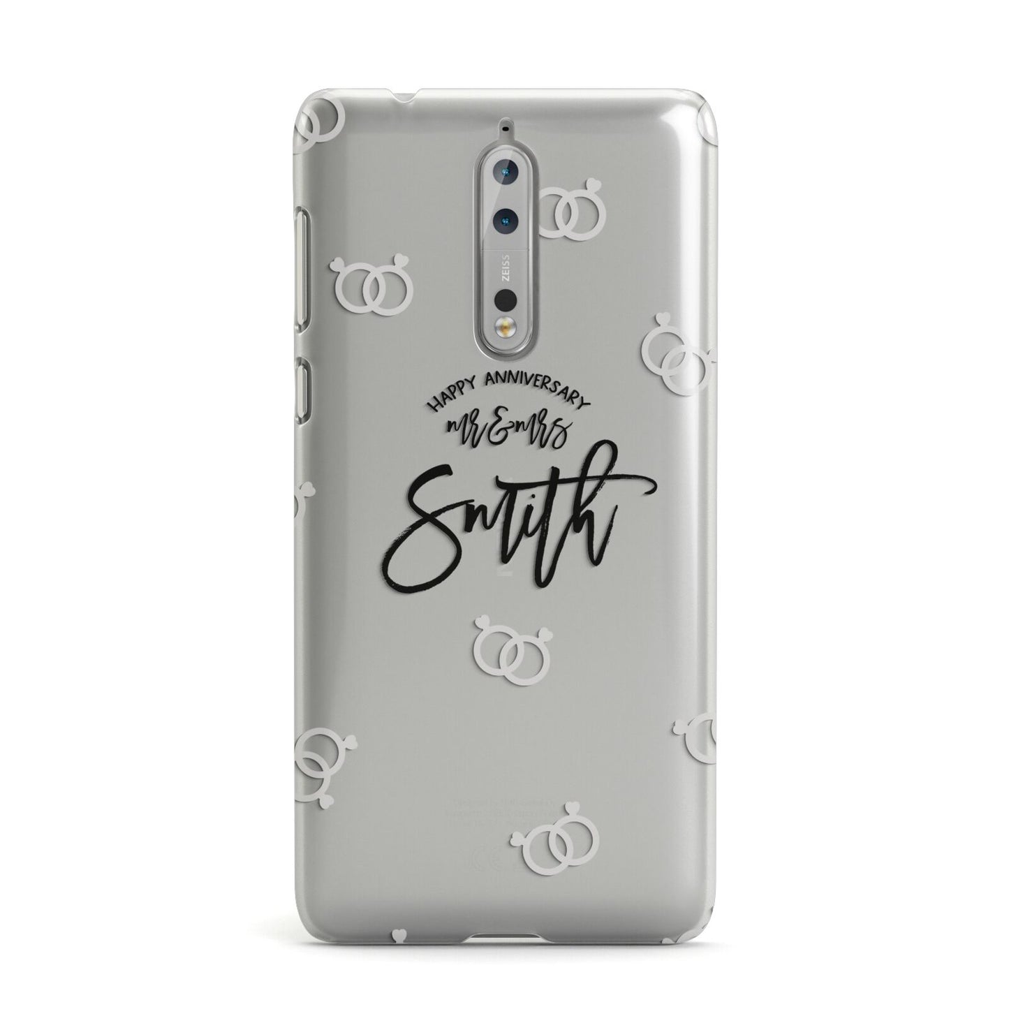 Personalised Anniversary Monochrome Nokia Case