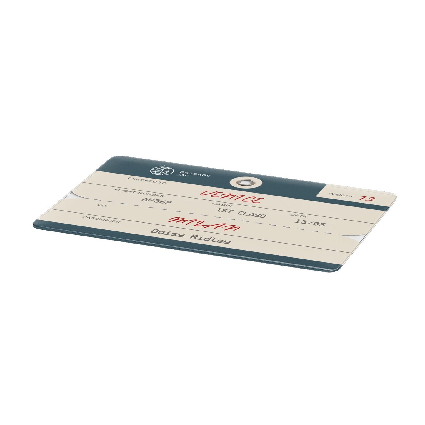 Personalised Baggage Tag Apple MacBook Case Only