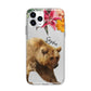 Personalised Bear Apple iPhone 11 Pro Max in Silver with Bumper Case