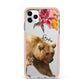 Personalised Bear iPhone 11 Pro Max Impact Pink Edge Case