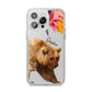 Personalised Bear iPhone 14 Pro Max Clear Tough Case Silver