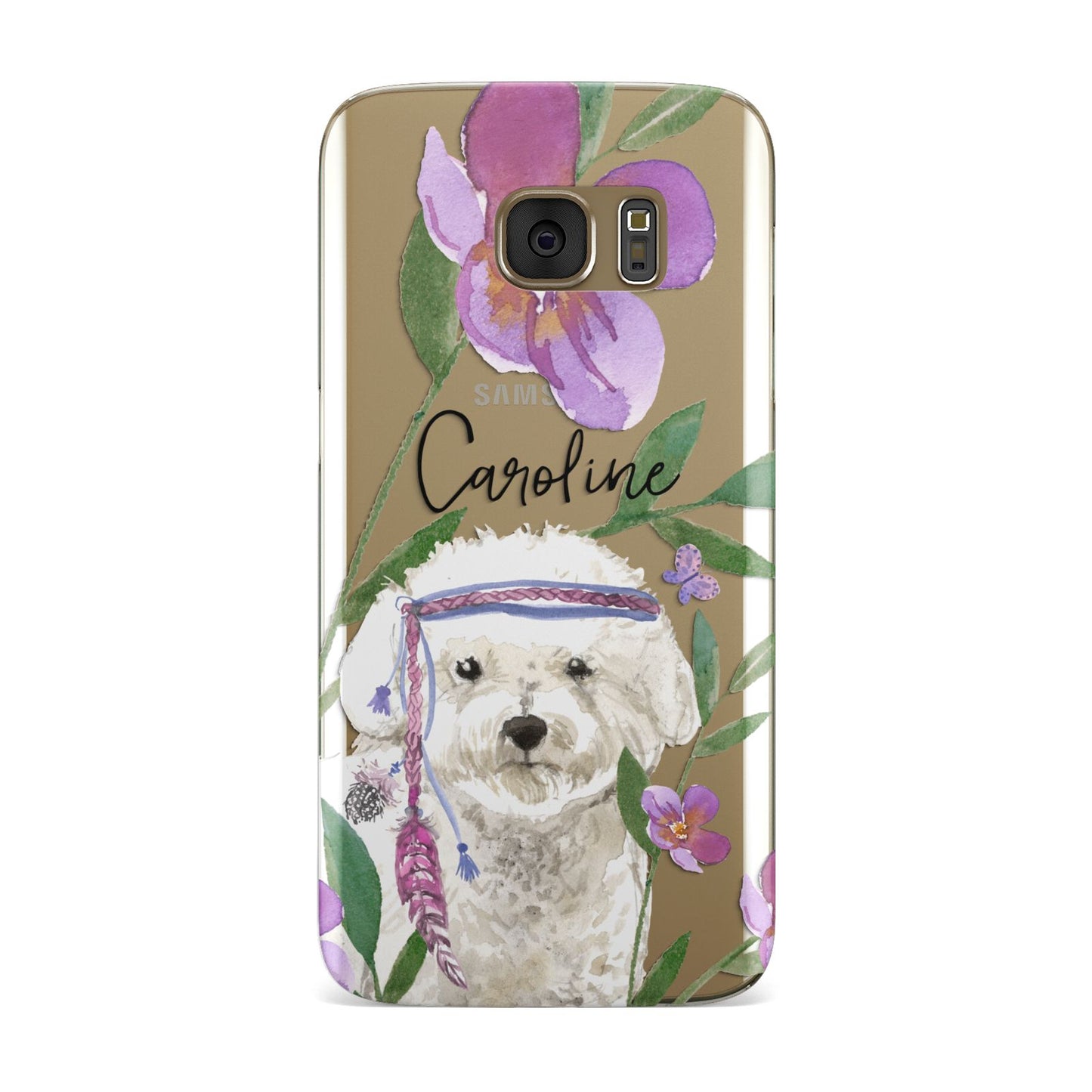 Personalised Bichon Frise Samsung Galaxy Case