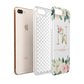 Personalised Blush Floral Monogram Apple iPhone 7 8 Plus 3D Tough Case Expanded View